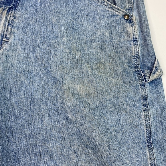 Vintage Lee Dungarees Carpenters Shorts Size 34 - Picture 9 of 13